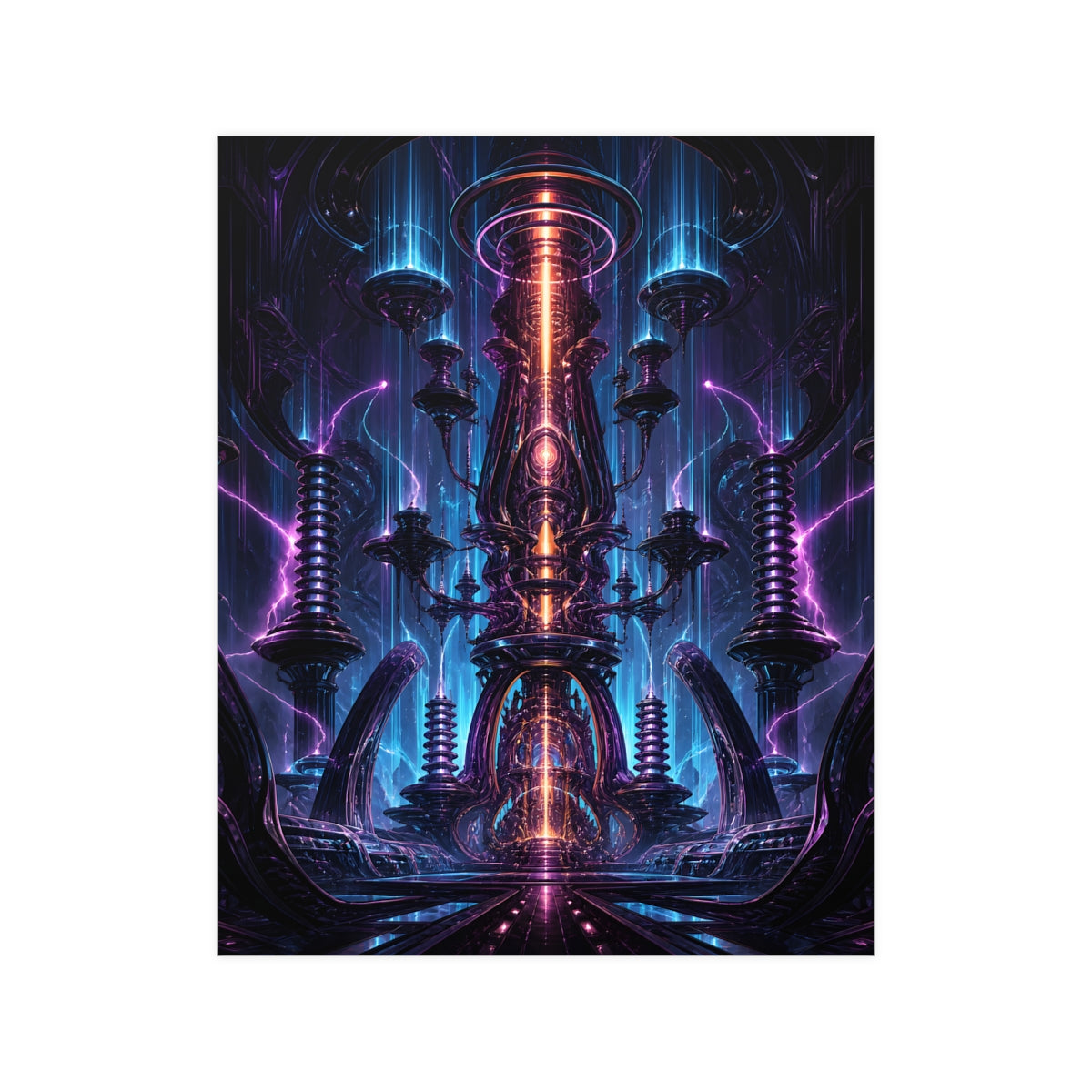 Ion Cathedral KOSVYRE poster product mockup, front view
