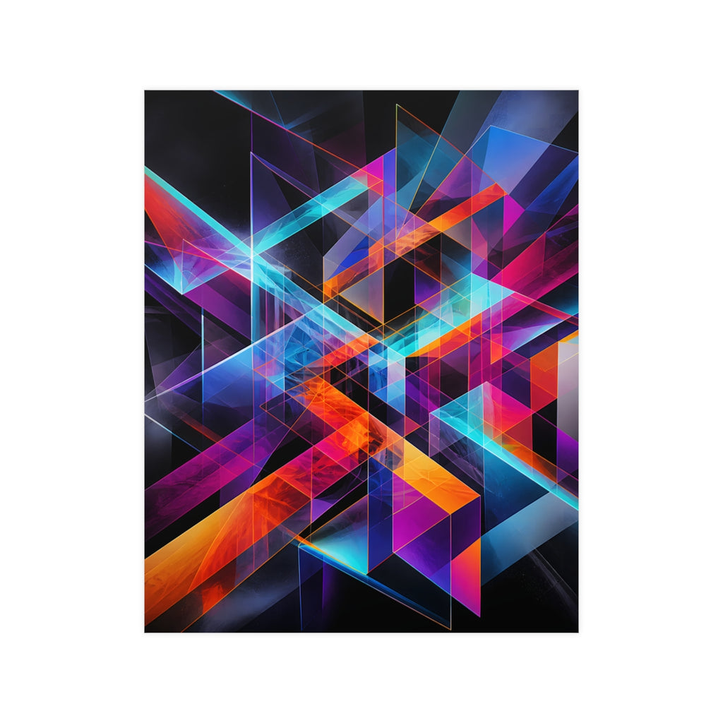 Kinetic Prism Choir KOSVYRE poster product mockup, front view