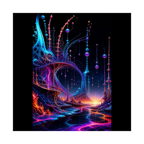 Antenna Tide Basilica original KOSVYRE art print shown on a clean white display
