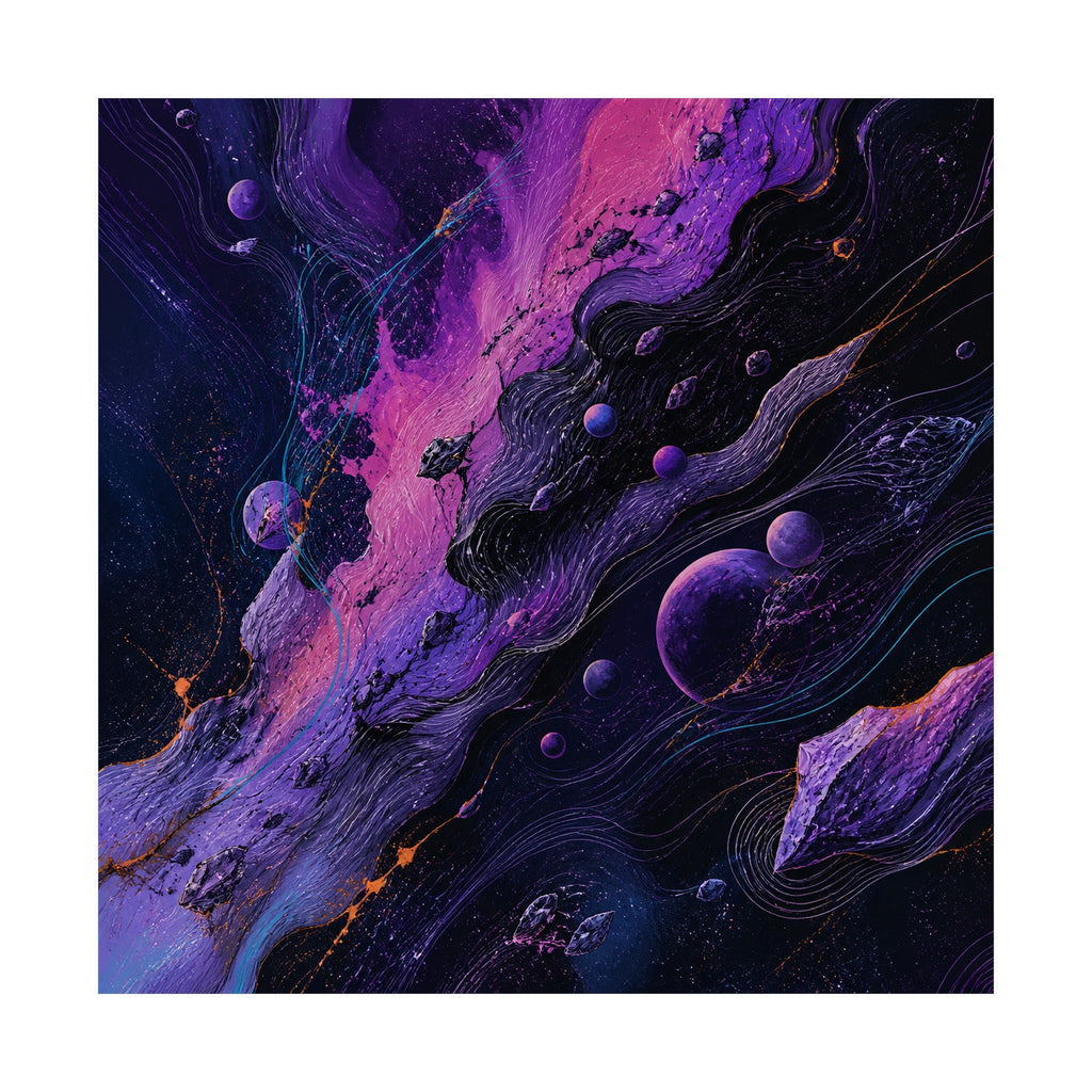 Astral Ink Transit original KOSVYRE art print shown on a clean white display