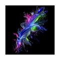 Crystal Organism Relay original KOSVYRE art print shown on a clean white display