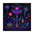Impossible Radio Garden original KOSVYRE art print shown on a clean white display