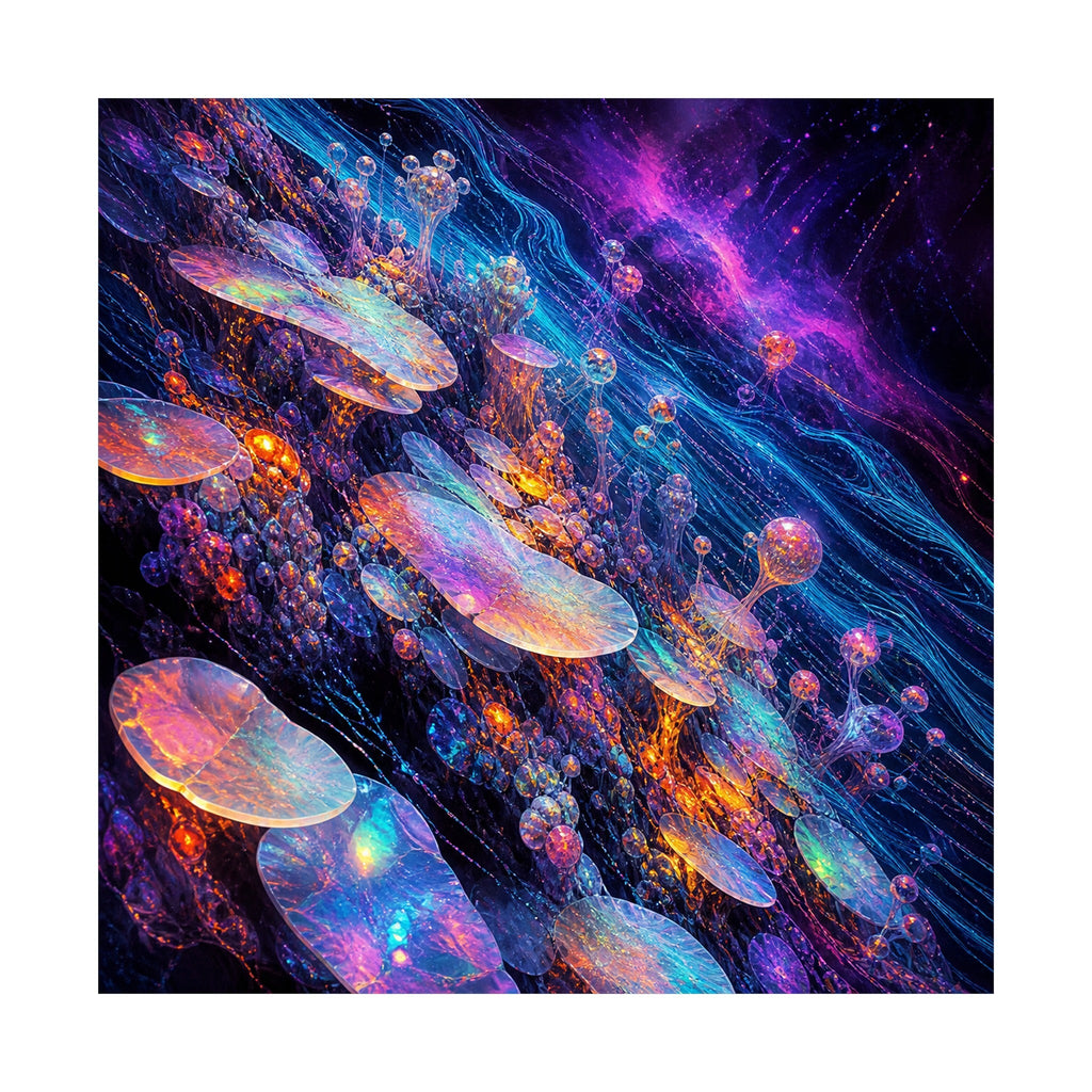 Opal Data Reef original KOSVYRE art print shown on a clean white display