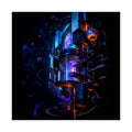 Orbiting Archive Engine original KOSVYRE art print shown on a clean white display