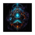 Pressure Cathedral original KOSVYRE art print shown on a clean white display