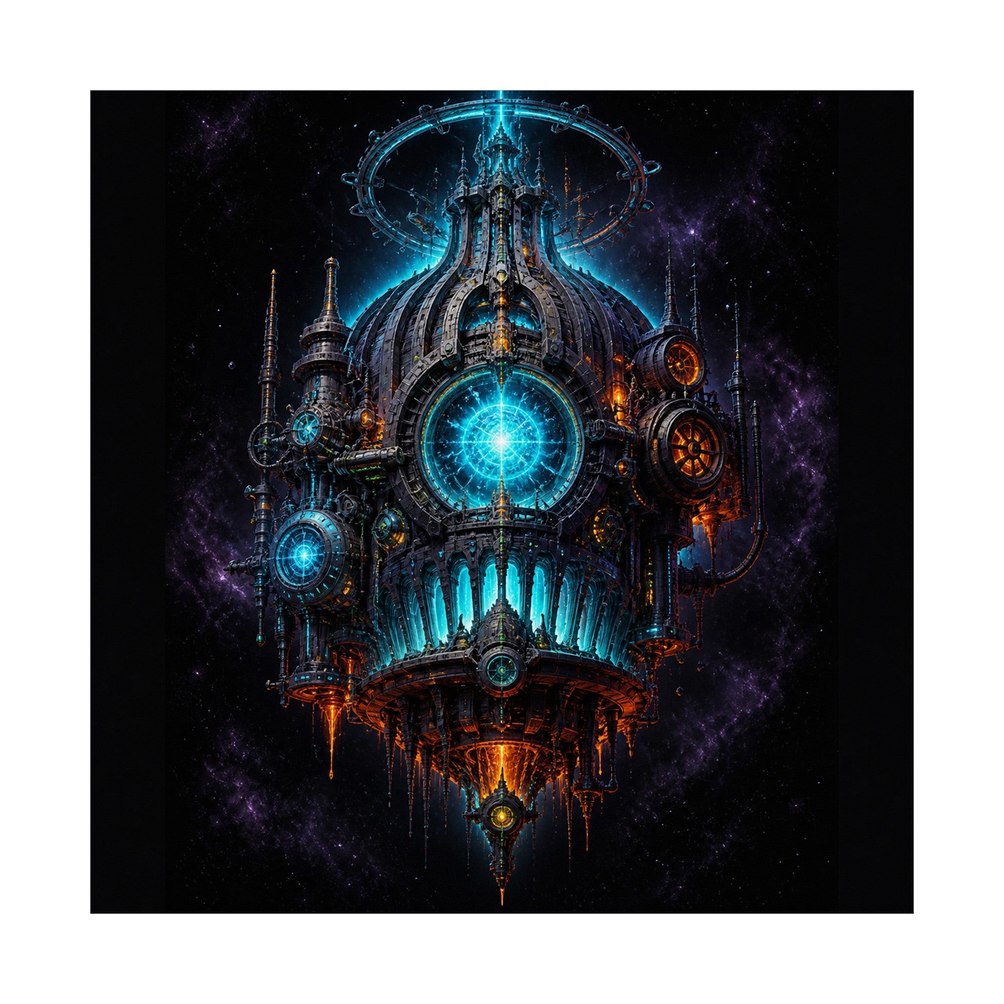 Pressure Cathedral original KOSVYRE art print shown on a clean white display