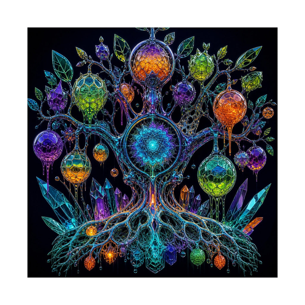 Prism Orchard original KOSVYRE art print shown on a clean white display