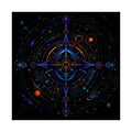 Spectral Cartography original KOSVYRE art print shown on a clean white display