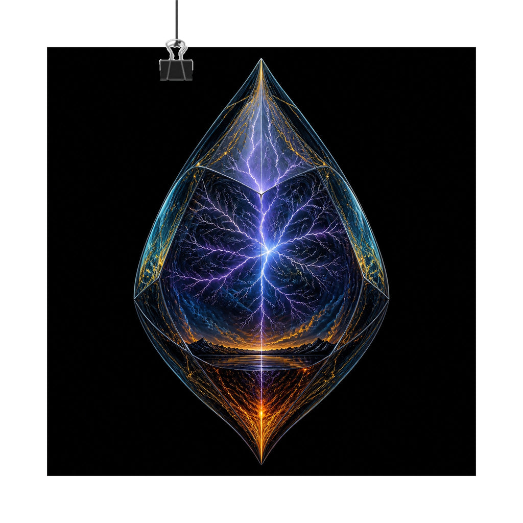 Storm Seed Relay original KOSVYRE art print displayed with binder clips