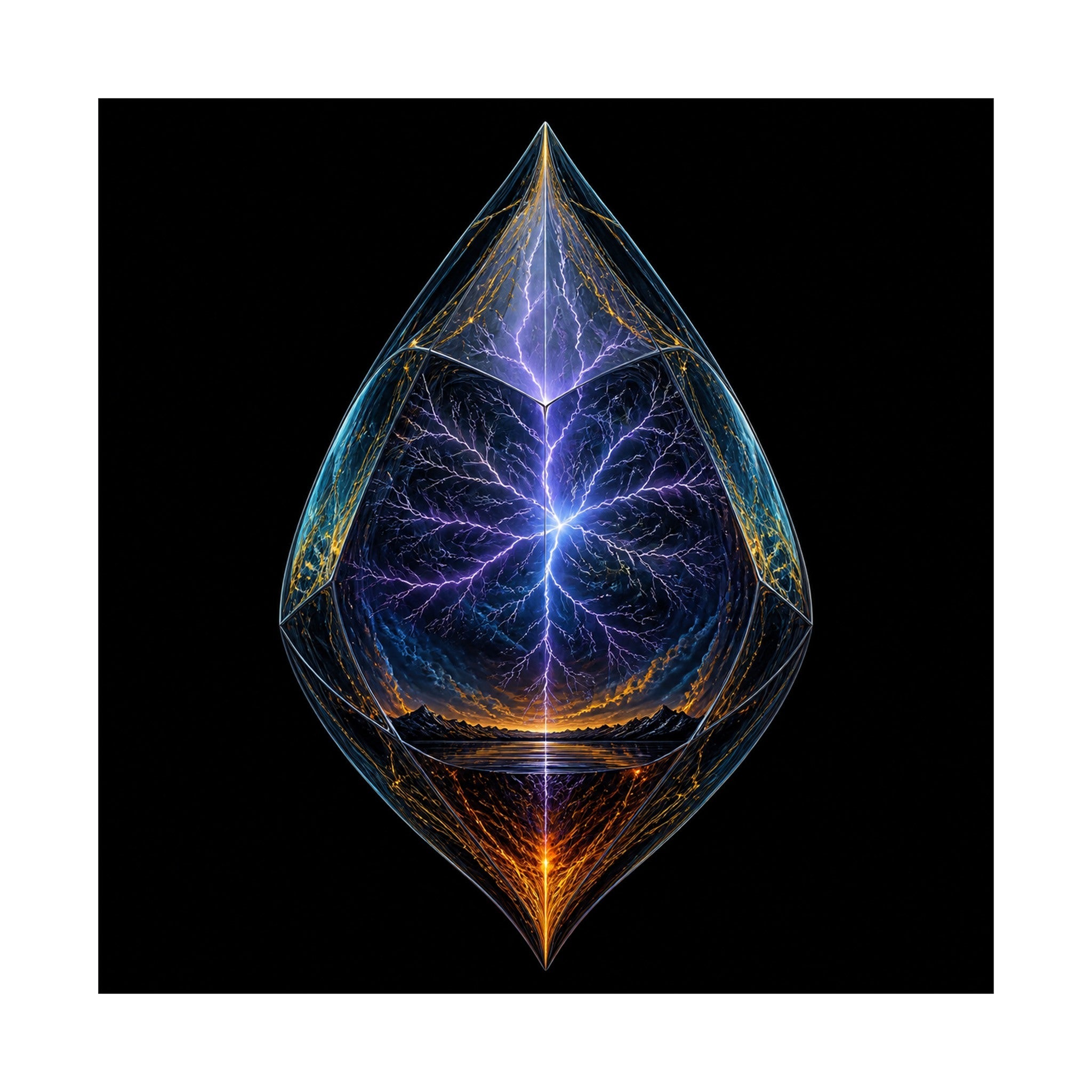 Storm Seed Relay original KOSVYRE art print shown on a clean white display