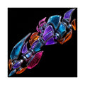 Translucent Knuckle Atlas original KOSVYRE art print shown on a clean white display