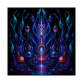 Ultraviolet Kelp Cathedral original KOSVYRE art print shown on a clean white display