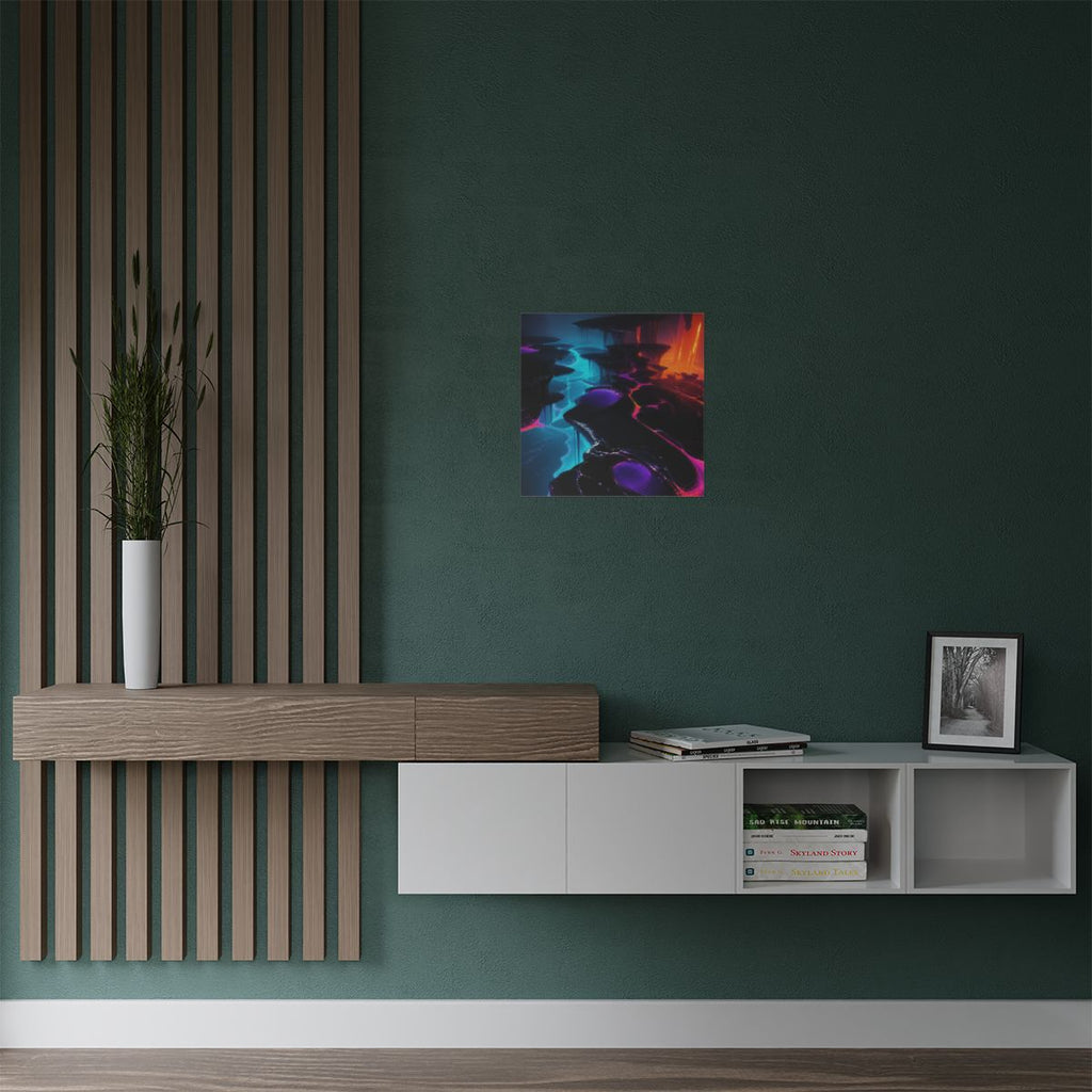 Lacquer Rift Garden KOSVYRE art print product mockup, alternate view