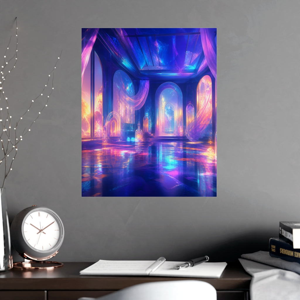 Liminal Sunroom Choir KOSVYRE poster product mockup, alternate view