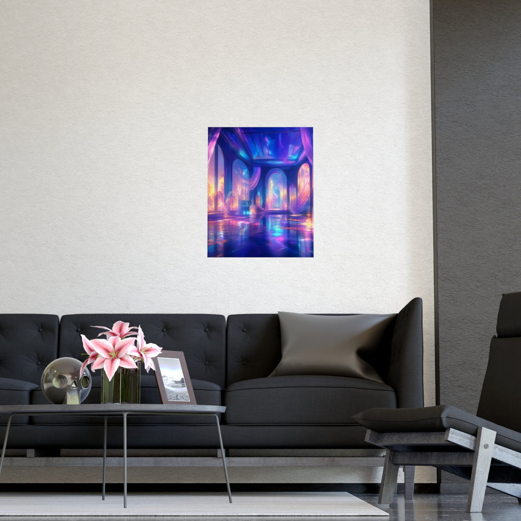 Liminal Sunroom Choir KOSVYRE poster product mockup, detail view