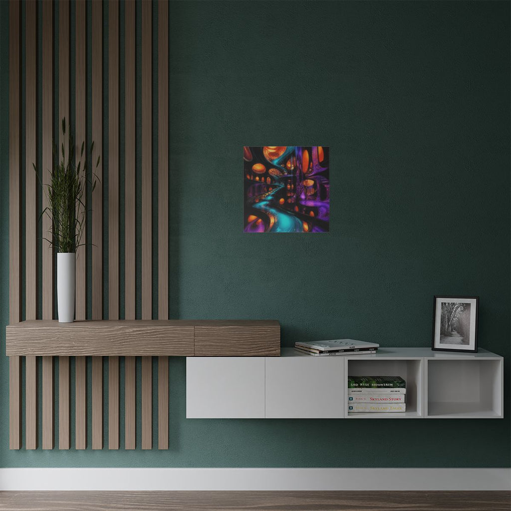 Liquid Transit Atrium KOSVYRE art print product mockup, alternate view