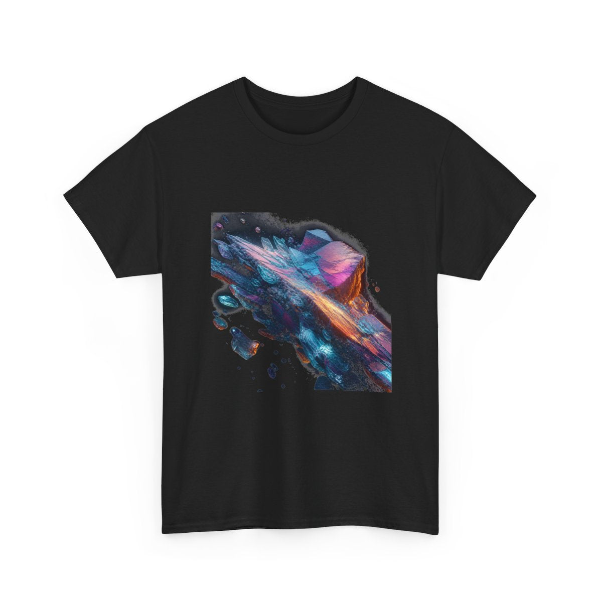 Lumen Quarry Drift KOSVYRE graphic tee product mockup, alternate front view