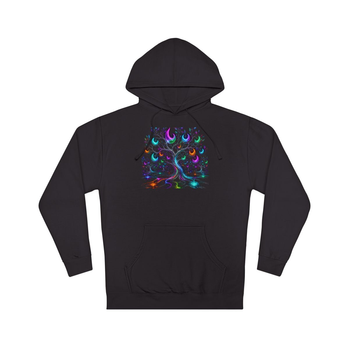 Lunar Circuit Orchard KOSVYRE hoodie product mockup, front view