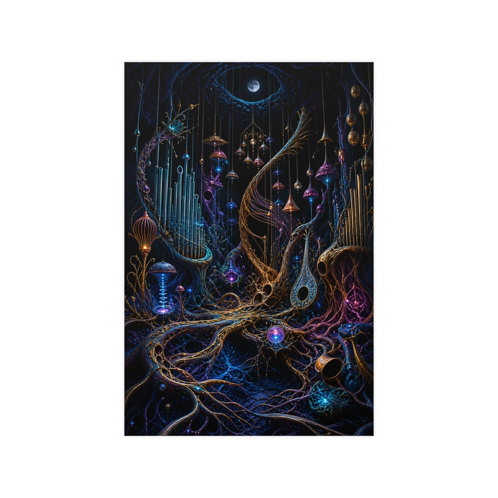 Lunar Root Orchestra KOSVYRE poster product mockup, front view