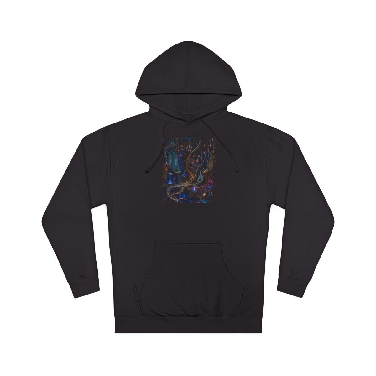 Lunar Root Orchestra KOSVYRE hoodie product mockup, front view
