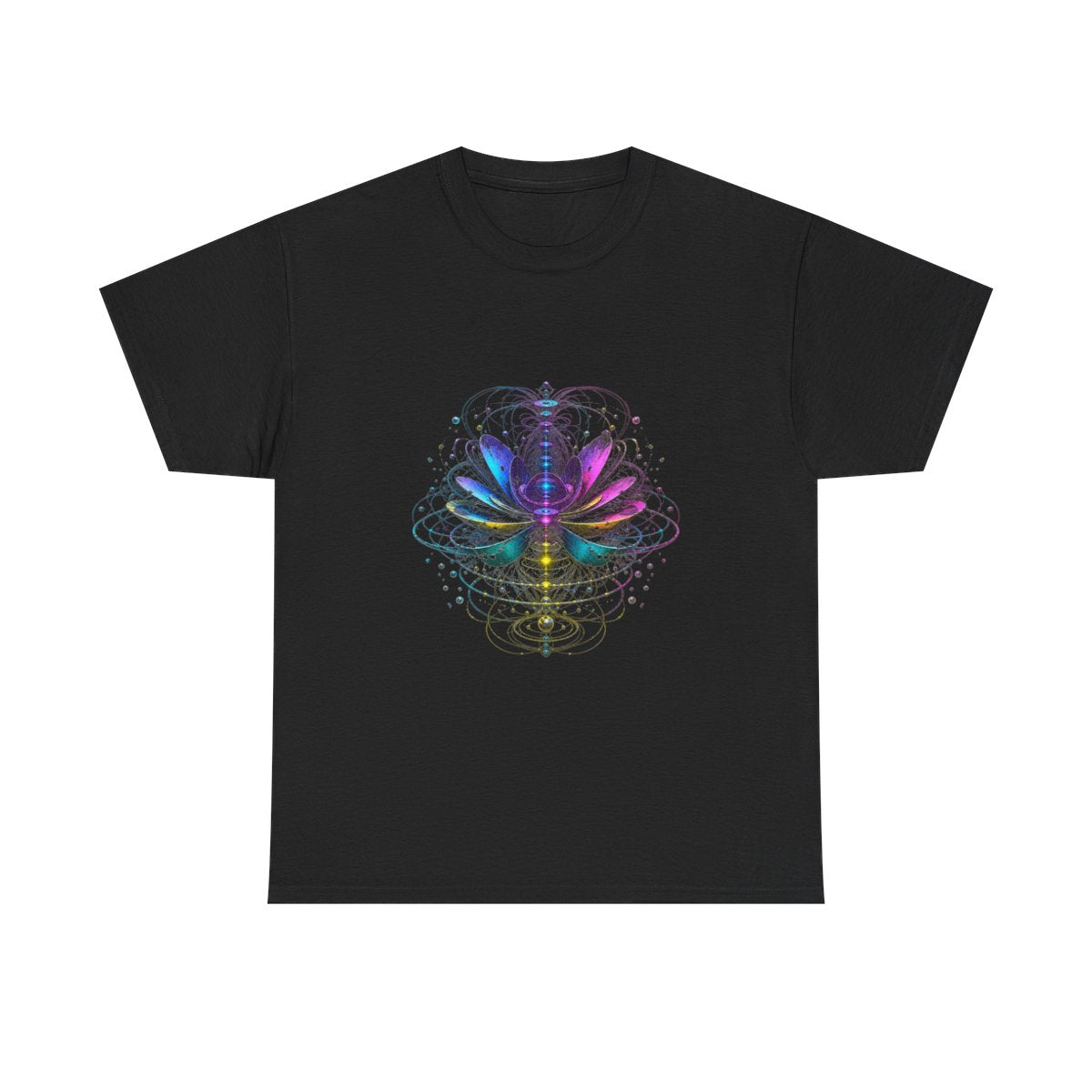 Magnetic Bloom Atlas KOSVYRE graphic tee product mockup, front view