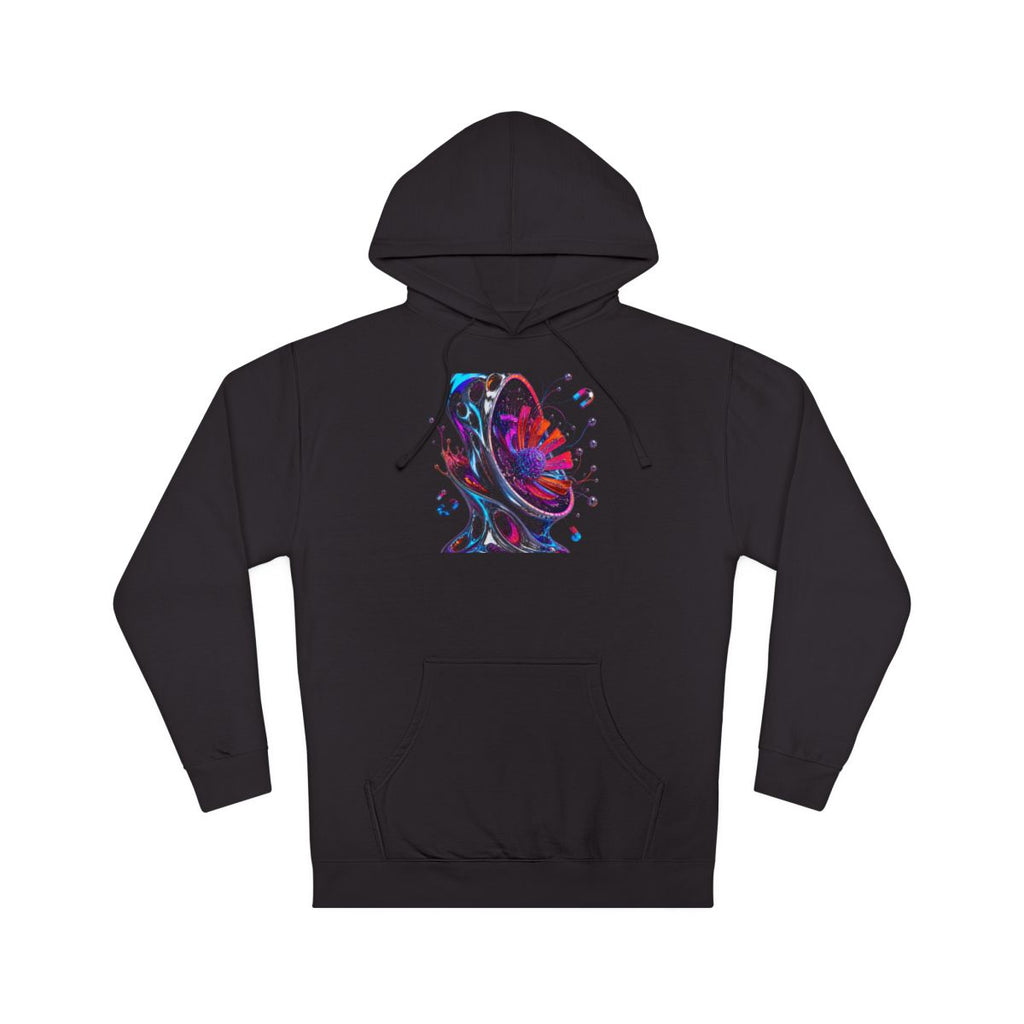 Magnetic Bloom Vessel KOSVYRE hoodie product mockup, front view