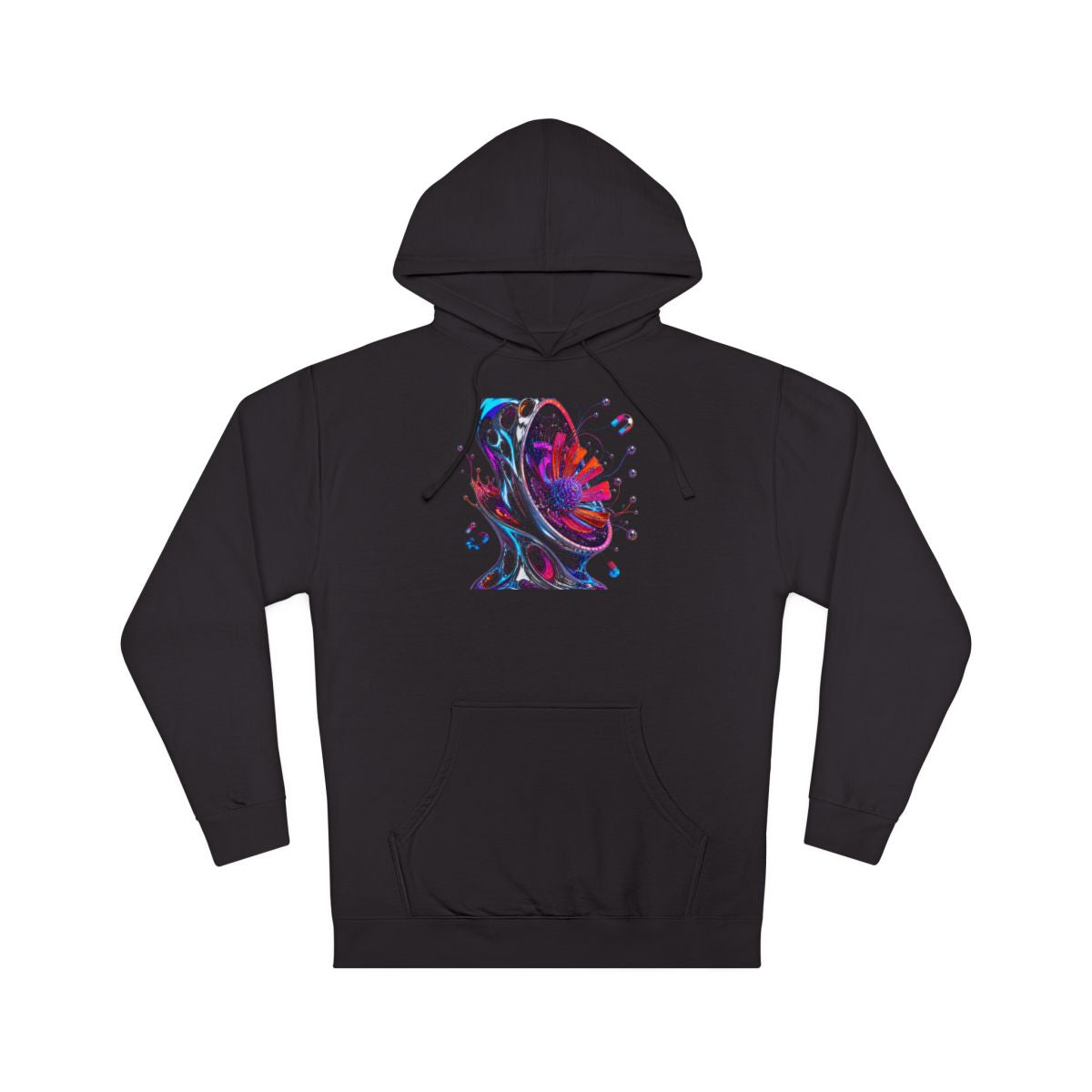Magnetic Bloom Vessel KOSVYRE hoodie product mockup, front view