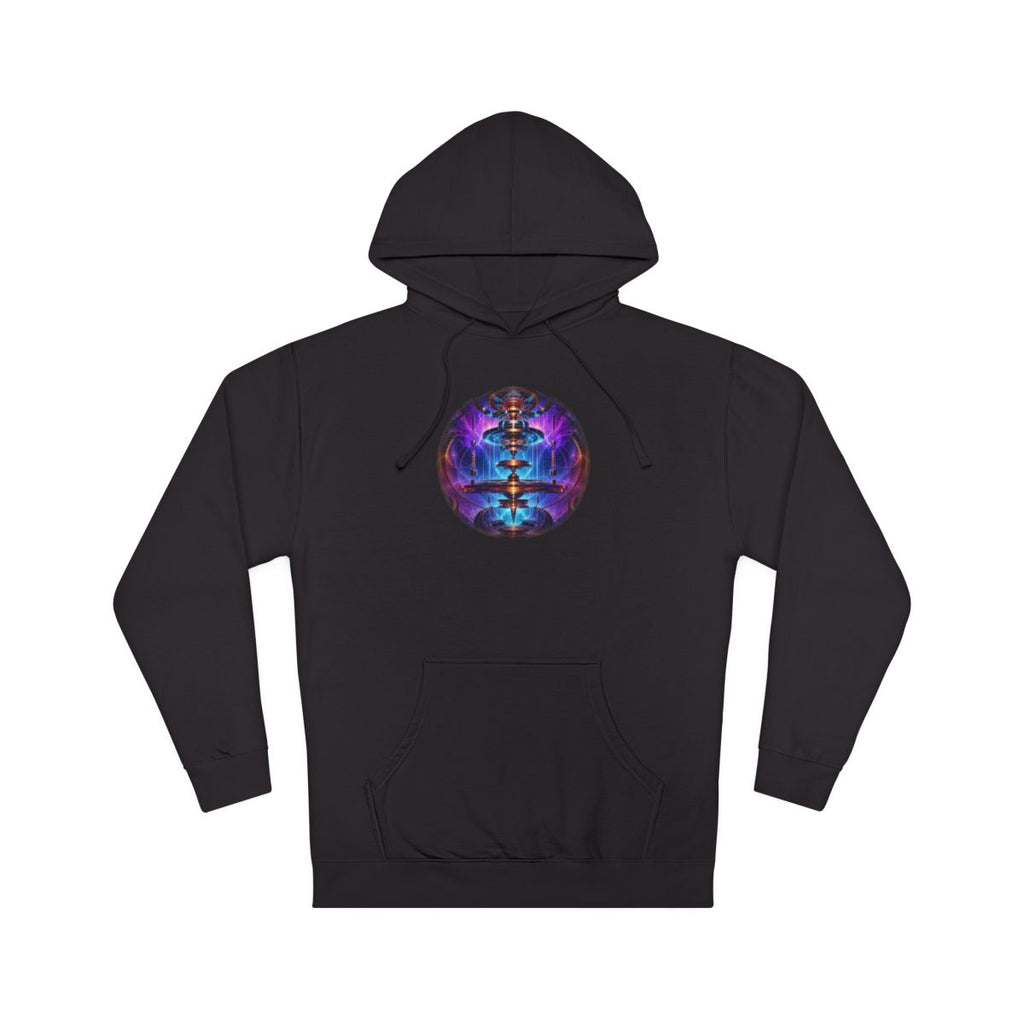 Magnetic Weather Engine KOSVYRE hoodie product mockup, front view