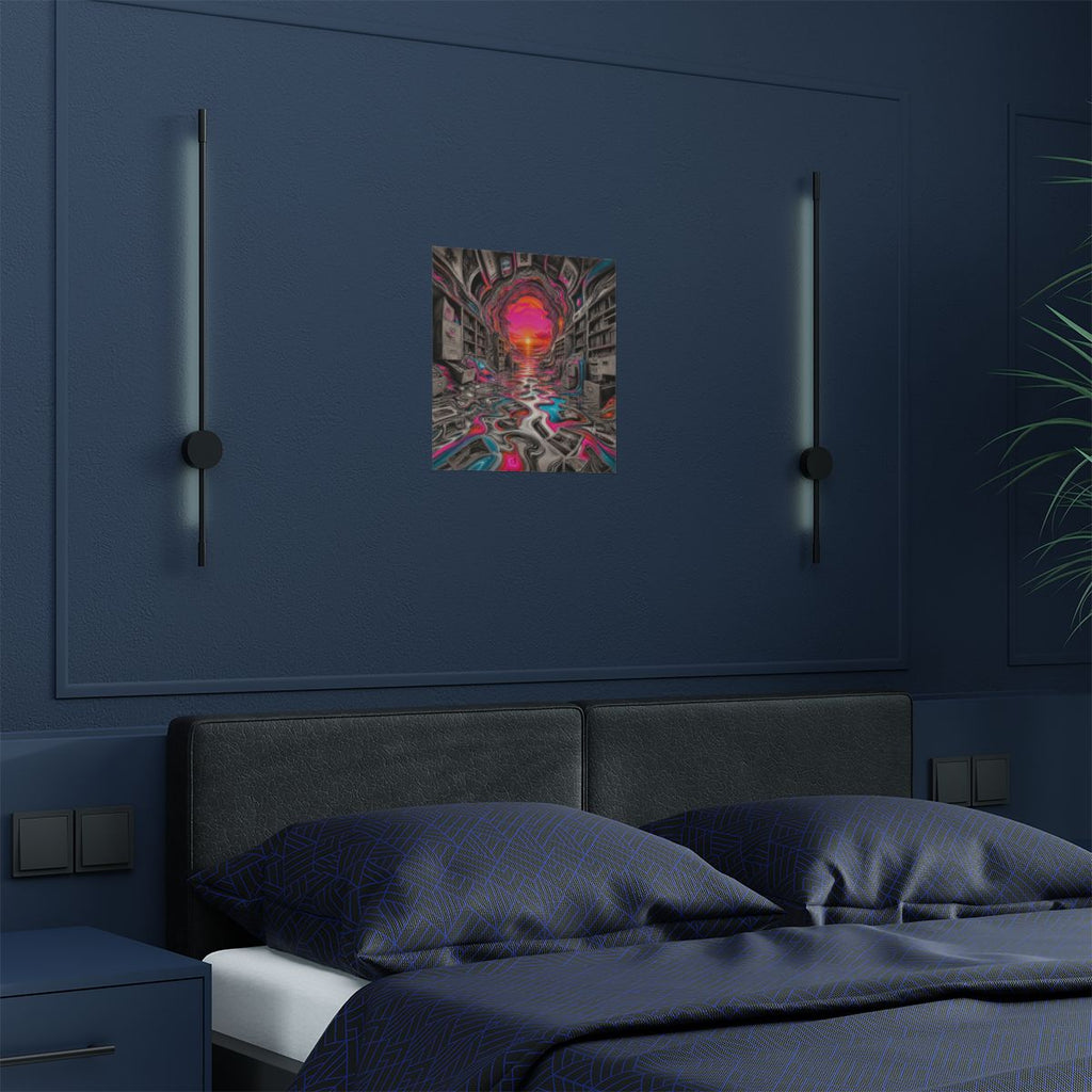 Melted Archive KOSVYRE art print product mockup, detail view