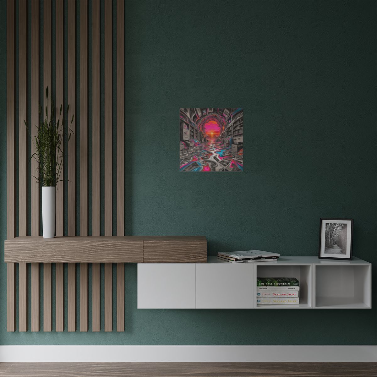 Melted Archive KOSVYRE art print product mockup, alternate view