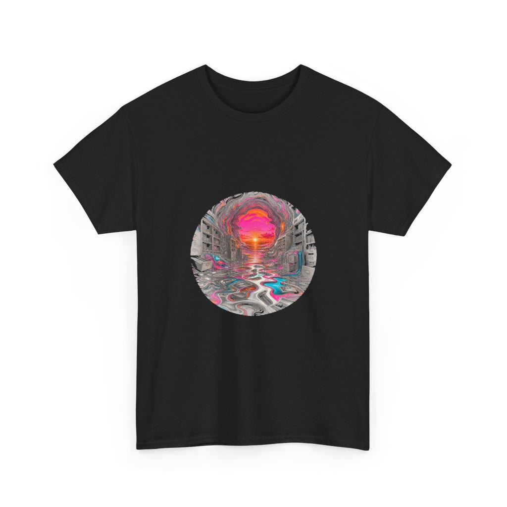 Melted Archive KOSVYRE graphic tee product mockup, alternate front view