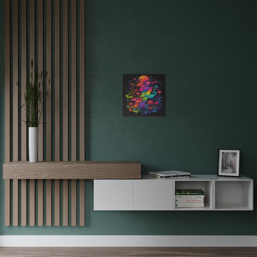Melted Calendar Garden KOSVYRE art print product mockup, alternate view