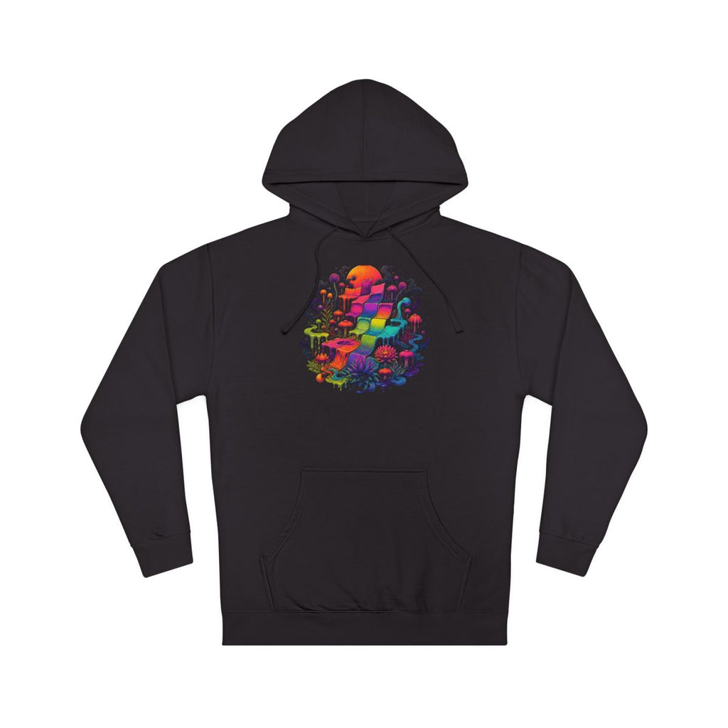 Melted Calendar Garden KOSVYRE hoodie product mockup, front view