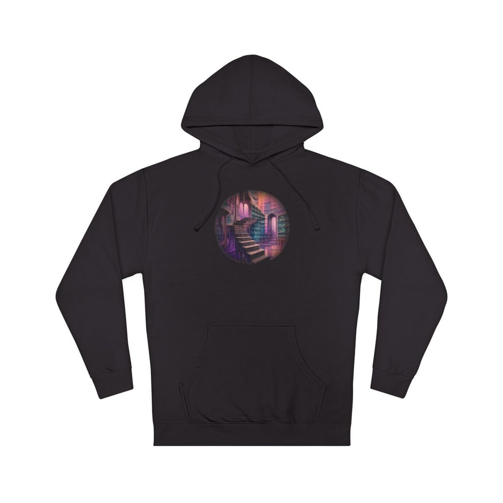 Melting Archive Stair KOSVYRE hoodie product mockup, front view