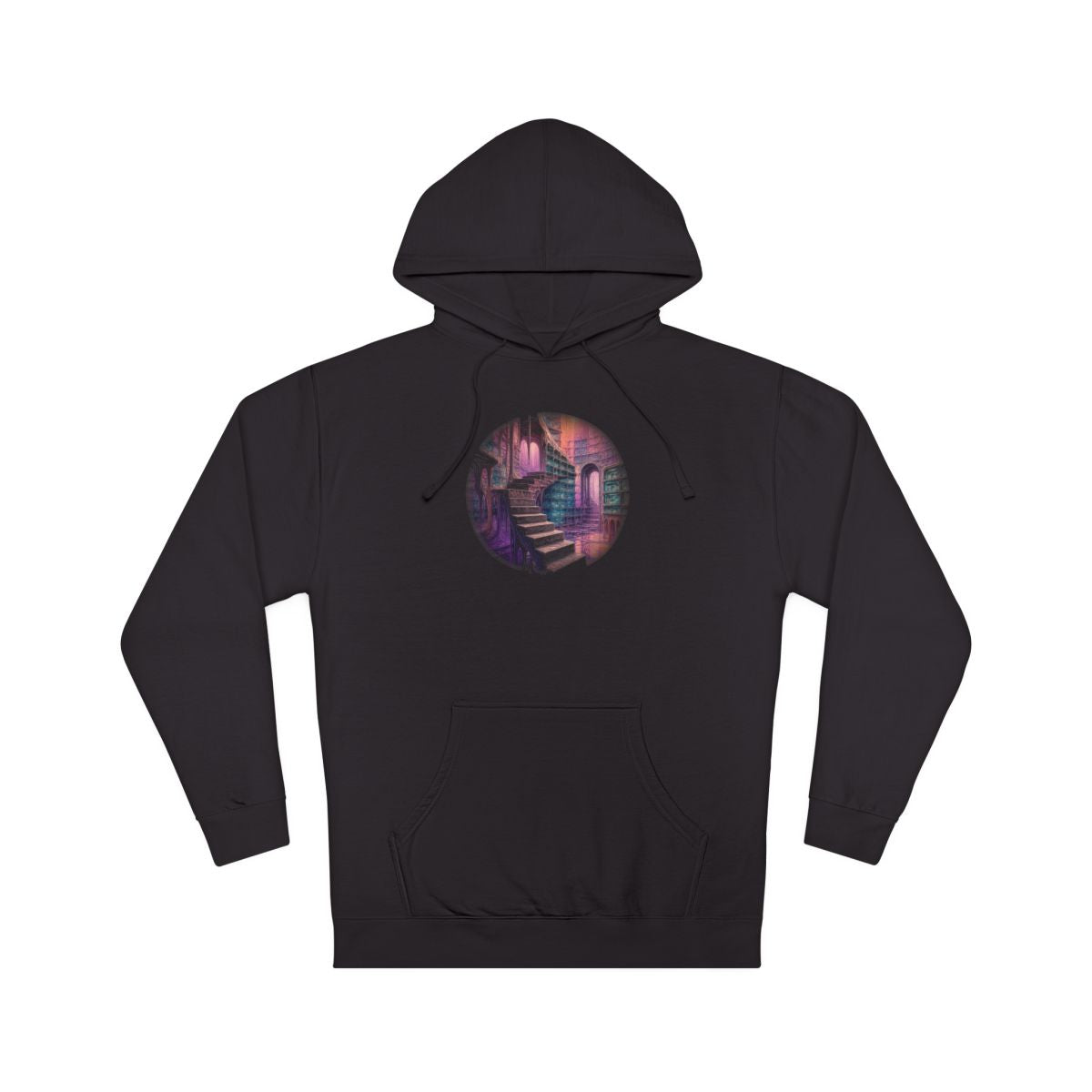 Melting Archive Stair KOSVYRE hoodie product mockup, front view