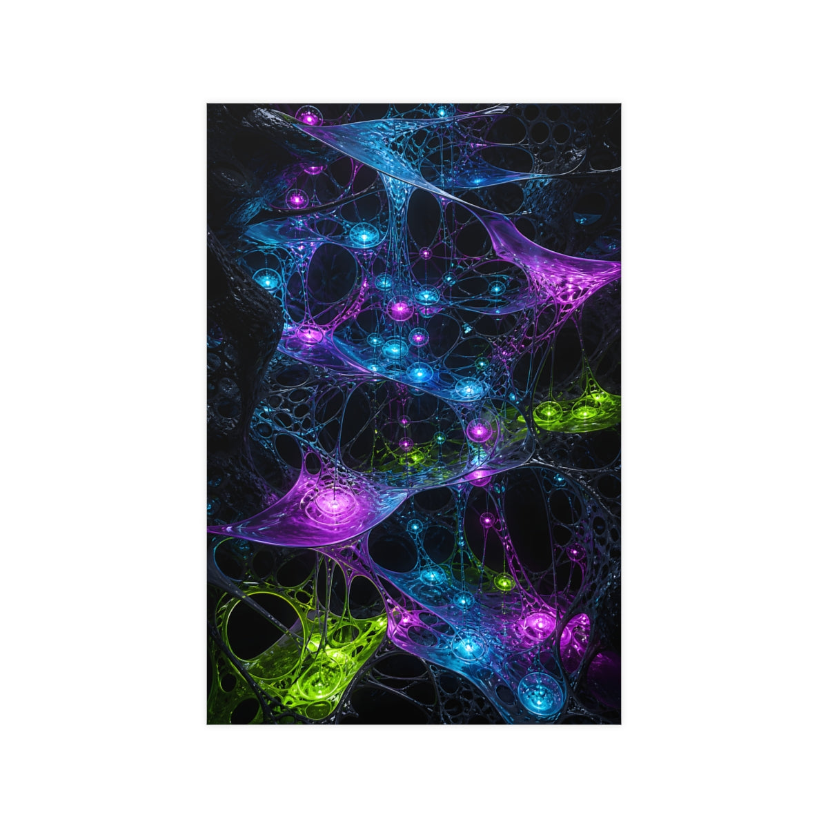 Membrane Relay Field KOSVYRE poster product mockup, front view