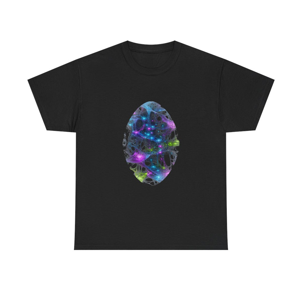 Membrane Relay Field KOSVYRE graphic tee product mockup, front view