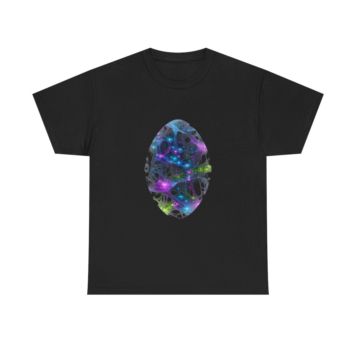 Membrane Relay Field KOSVYRE graphic tee product mockup, front view
