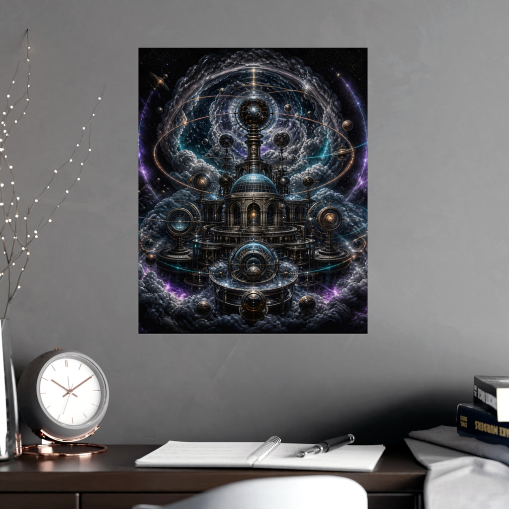 Mercury Weather Station KOSVYRE poster product mockup, alternate view