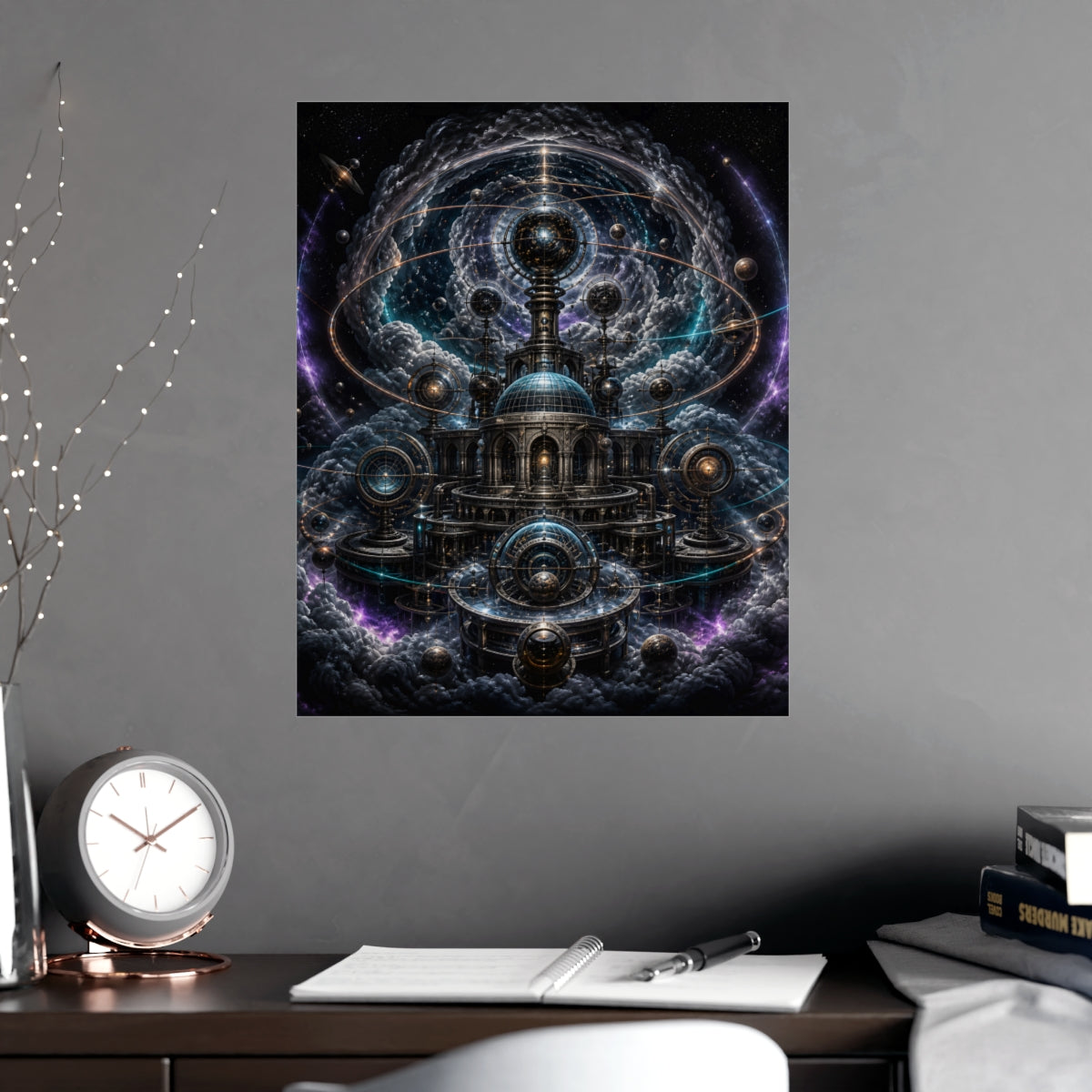 Mercury Weather Station KOSVYRE poster product mockup, alternate view