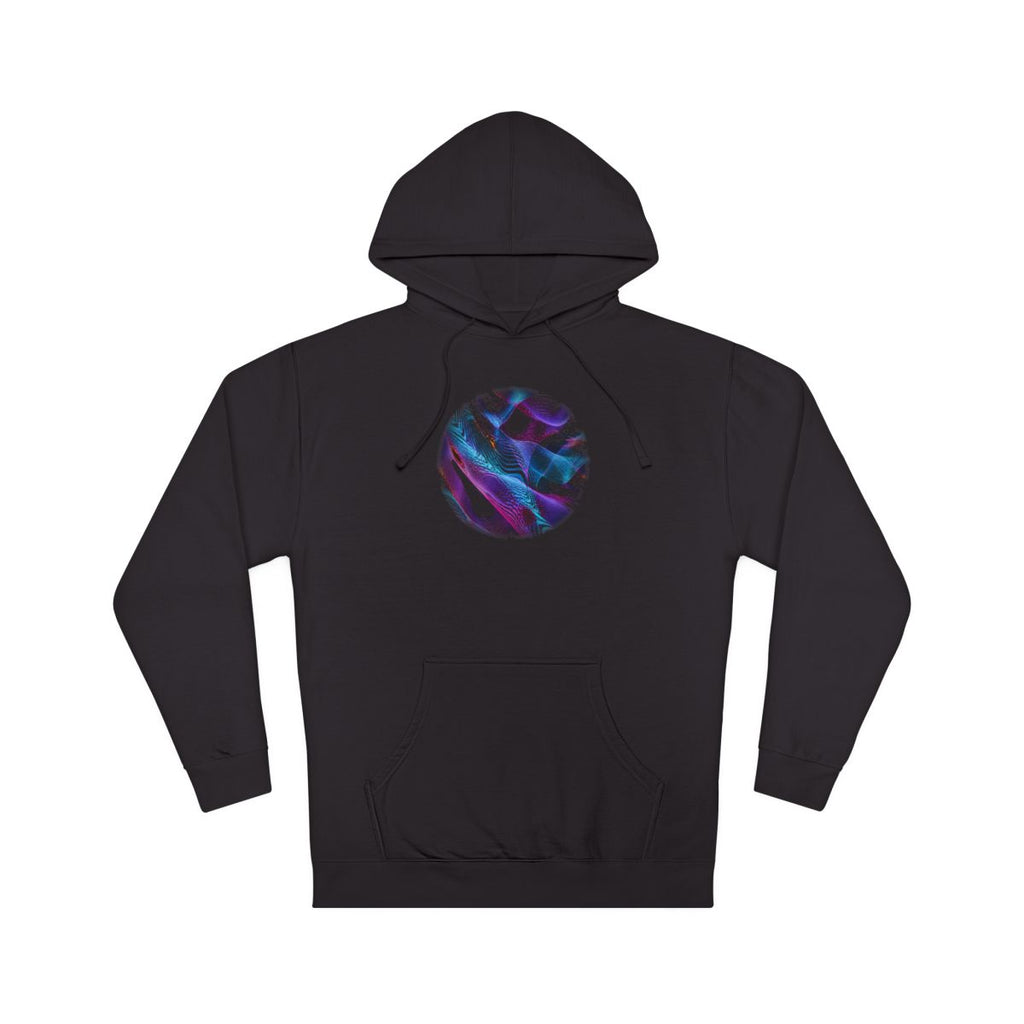 Moire Frost Relay KOSVYRE hoodie product mockup, front view