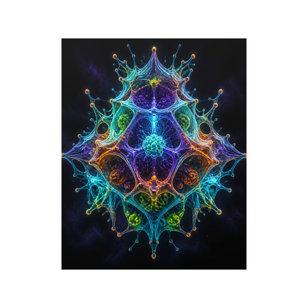 Molecular Mirage KOSVYRE poster product mockup, front view
