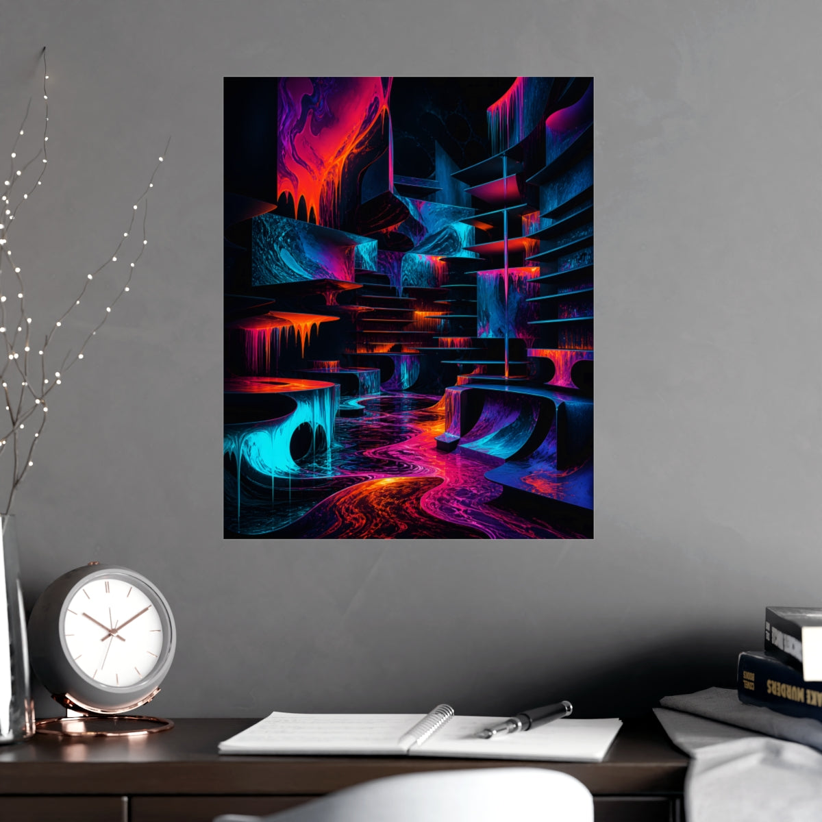 Molten Index Chamber KOSVYRE poster product mockup, alternate view
