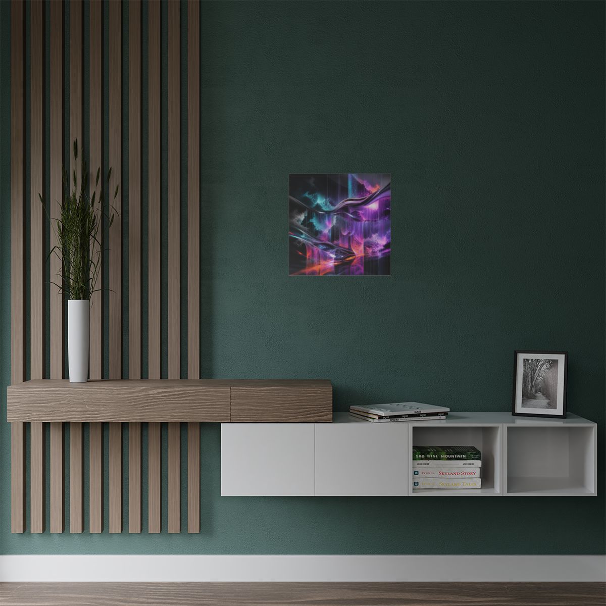 Molten Weather Loom KOSVYRE art print product mockup, alternate view