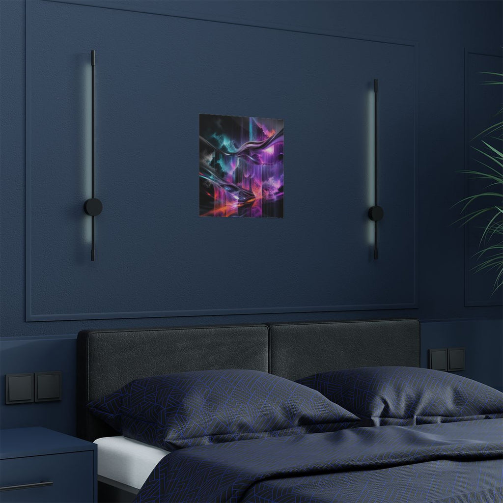 Molten Weather Loom KOSVYRE art print product mockup, detail view