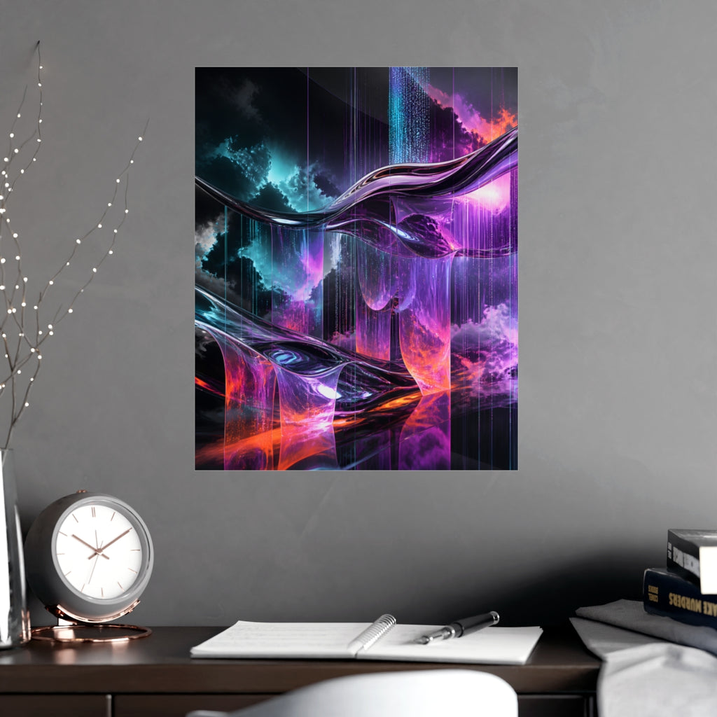 Molten Weather Loom KOSVYRE poster product mockup, alternate view