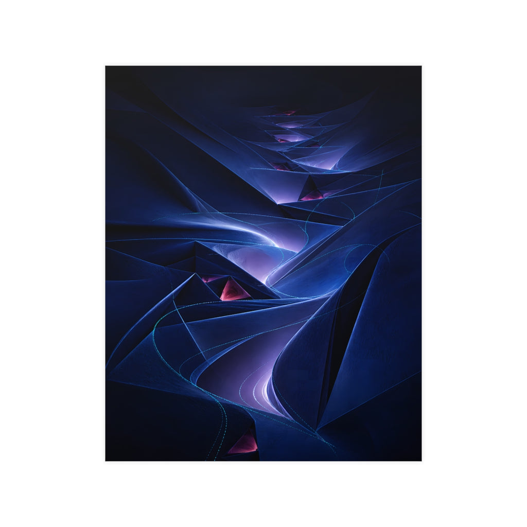 Nocturne Fold Garden KOSVYRE poster product mockup, front view