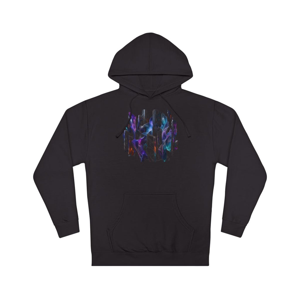 Obsidian Mica Choir KOSVYRE hoodie product mockup, front view