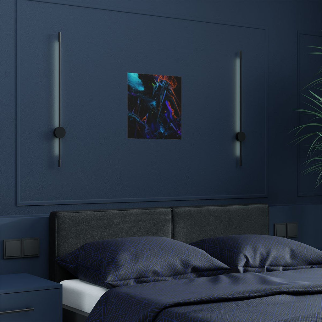 Obsidian Tide Instrument KOSVYRE art print product mockup, detail view