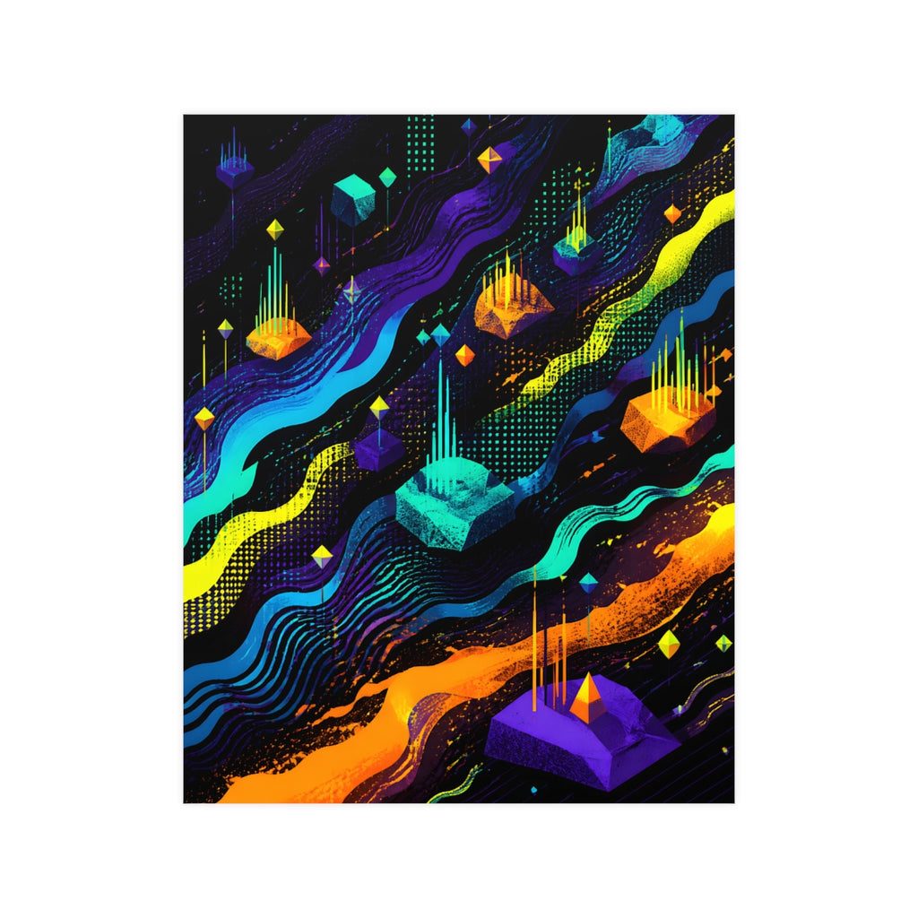 Offset Broadcast Reef KOSVYRE poster product mockup, front view